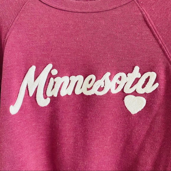 Minnesota Burgundy Crewneck Sweater - Picture 2 of 5